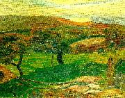 landskap fran bretagne Paul Gauguin